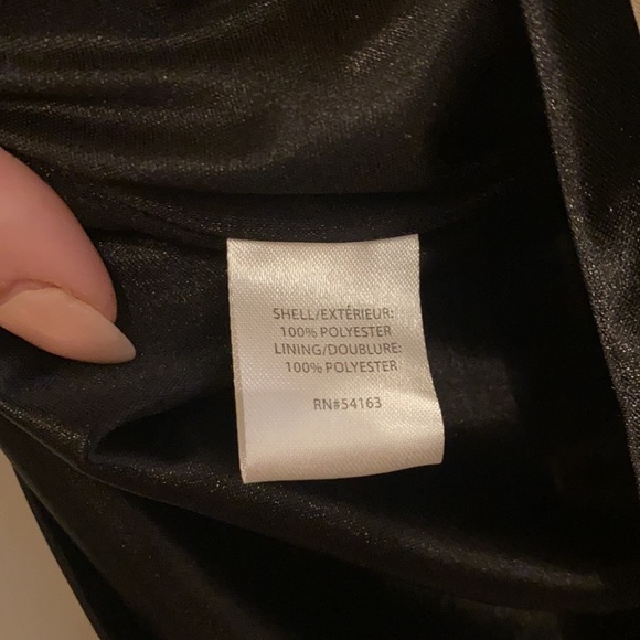 Andrew Marc Ruched Gold V-Neck Sheath Dress Size 2 - Picture 11 of 12